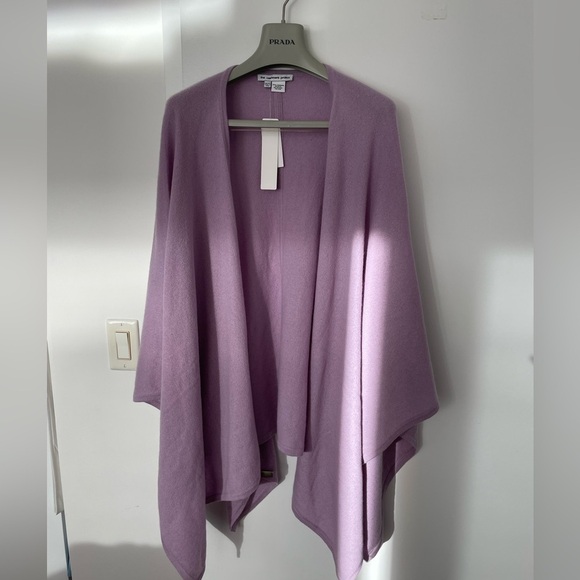 The Cashmere Project 100% cashmere classic luxe wrap shawl dusty lavender NWT - Picture 3 of 5